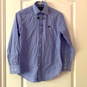 Lauren Ralph Lauren boys size 14 blue button up shirt